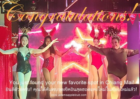 Your new favorite spot - Adam's Apple Club Chiang Mai You finally found the best nightlife hidden gem in Chiang Mai