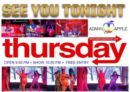THURSDAY Gay Night in Chiang Mai - Adam's Apple Club Chiang Mai Tag your party squad and dance the night away!