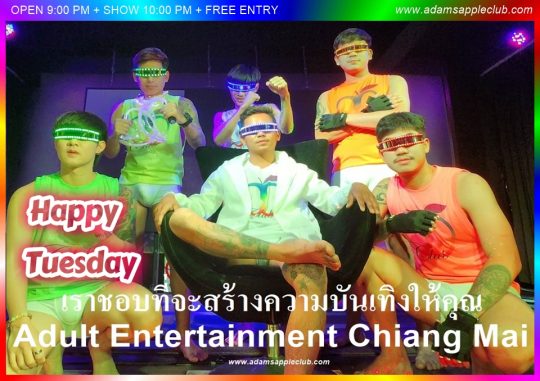 Tuesday Blues? Not here! - Adam's Apple Club Chiang Mai Treat yourself to something special this Tuesday. See YOU!