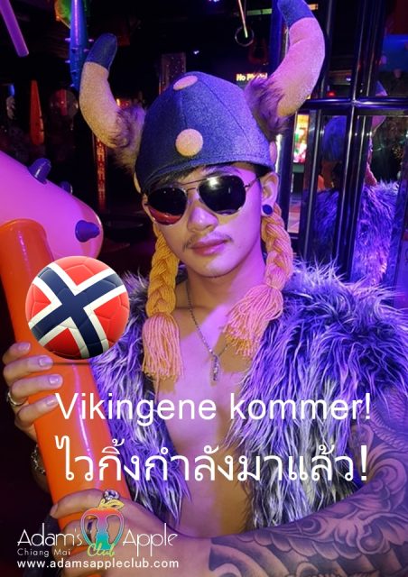 The Vikings are coming! - Adam's Apple Club Chiang Mai A huge, warm welcome to all our friends from Norway!