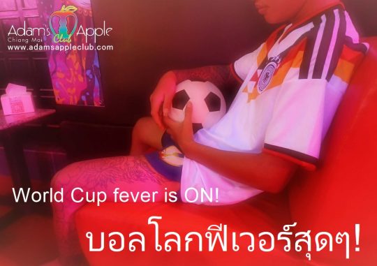 World Cup fever is ON! - Adam's Apple Club Chiang Mai Thailand Cheer your team in the best nightlife atmosphere!