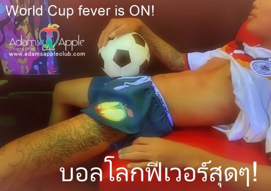 World Cup fever is ON! - Adam's Apple Club Chiang Mai Thailand Cheer your team in the best nightlife atmosphere!