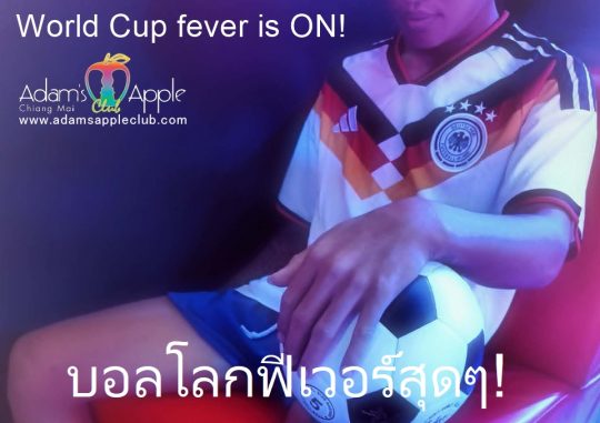 World Cup fever is ON! - Adam's Apple Club Chiang Mai Thailand Cheer your team in the best nightlife atmosphere!