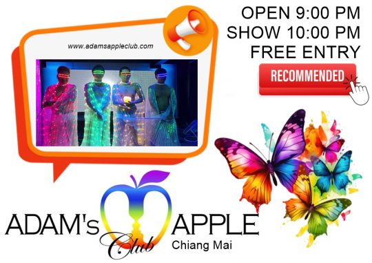 Spectacular Nights Await You - Adam's Apple Club Chiang Mai Enjoy the legendary gay-friendly nightlife with world-class cabaret performances