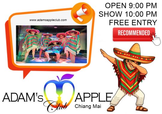 Spectacular Nights Await You - Adam's Apple Club Chiang Mai Enjoy the legendary gay-friendly nightlife with world-class cabaret performances