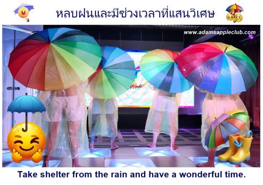 We bring the sunshine! - Adam's Apple Club Chiang Mai Rainy season outside, but it’s 100% sunshine & happiness inside!