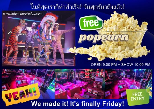 We made it! It's finally Friday! - Adam's Apple Club Chiang Mai The week is finally drawing to a close, and Friday is here!