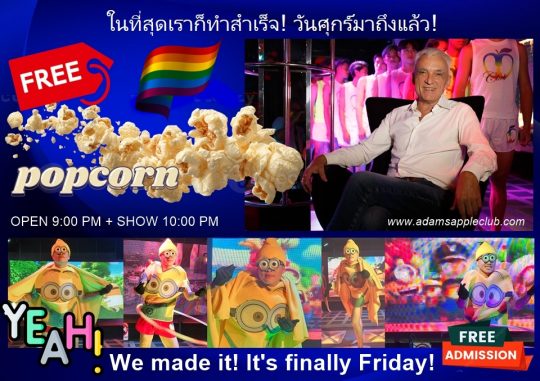 We made it! It's finally Friday! - Adam's Apple Club Chiang Mai The week is finally drawing to a close, and Friday is here!