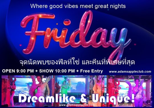 Meet wonderful people - Adam's Apple Club Chiang Mai Unforgettable nights start with extraordinary people.