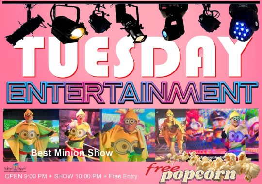 Ultimate Tuesday Night Vibe - Adam's Apple Club Chiang Mai The best entertainment in town is happening tonight at Adams Apple Club!
