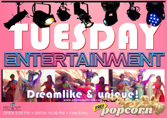 Ultimate Tuesday Night Vibe - Adam's Apple Club Chiang Mai The best entertainment in town is happening tonight at Adams Apple Club!