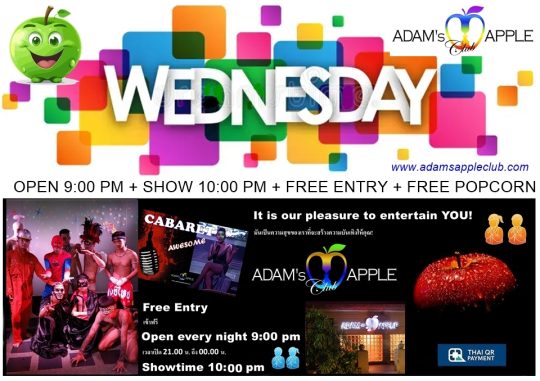 Wednesday night Chiang Mai - Adam's Apple Club Chiang Mai Feels like the week just started, but it’s already Wednesday - time flies!