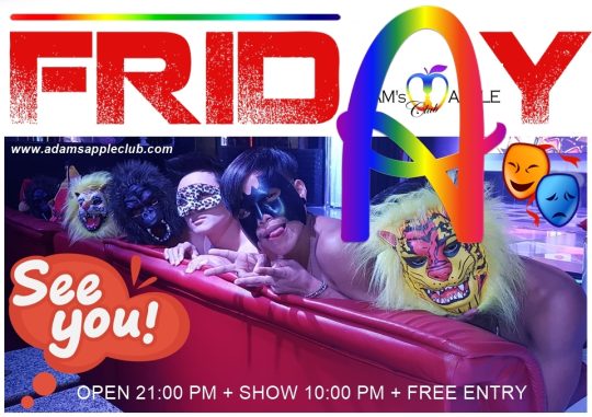 Friday Night Entertainment Chiangmai - Adam's Apple Club Chiang Mai Friday looks good on you, so let’s make it unforgettable!